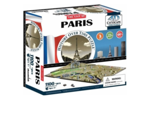 4D Cityscape puzzle Time Panorama Paříž