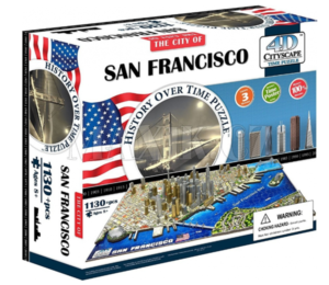 4D Cityscape puzzle Time Panorama San Francisco