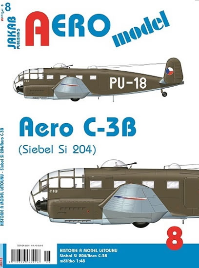 AEROmodel 8 - Aero C-3B ( Siebel Si 204) - neuveden