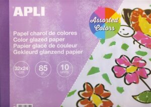 APLI Lakovaný papír 85 g - mix barev