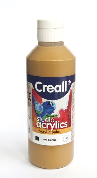 Akrylová barva Creall 250 ml - sienna syrová