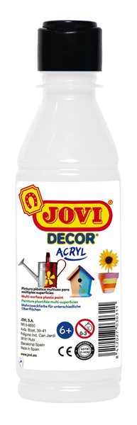 Akrylová barva DECOR AKRYL 250 ml - bílá