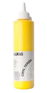 Akrylová barva LUKAS "Cryl Terzia" 500ml - kadmium žluté světlé