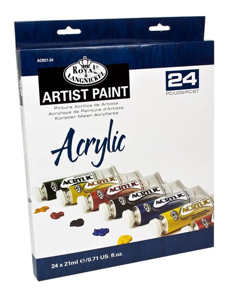Akrylové barvy R&L - ARTIST 24x21ml