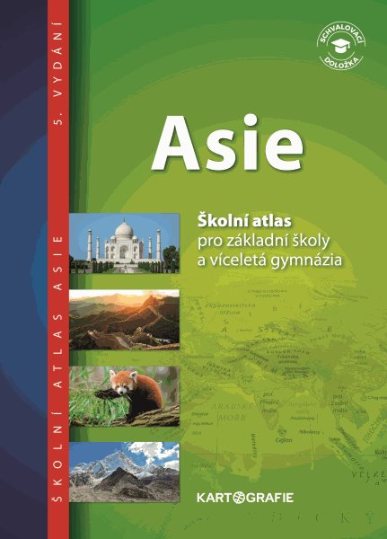 Asie sešitový atlas pro ZŠ a víceletá gymnázia - 5. vydání - A4