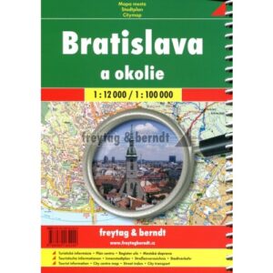 Autoatlas Bratislava a okolie 1:12 000 / 1:100 000 - 15x21