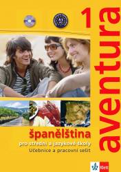 Aventura 1 - Španělština pro střední a jazykové školy - učebnice a pracovní sešit + CD /2 ks/ - Brožová Kateřina