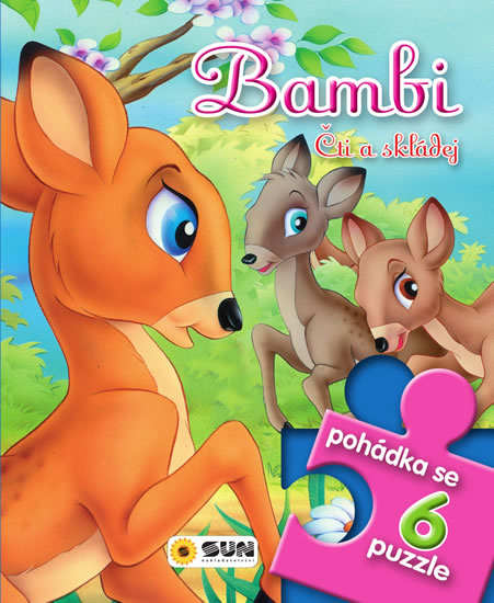 Bambi čti a skládej - Pohádkové čtení s puzzle - neuveden