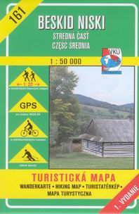 Beskid Niski - střed - mapa VKÚ č.161 - 1:50 000 /Slovensko
