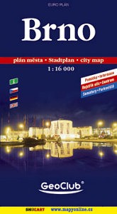 Brno - mapa města 1:16 000 - 12x22