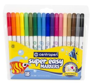 Centropen Fixy Super easy 2580 - sada 18 barev
