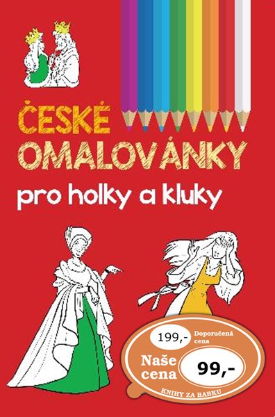 České omalovánky pro holky a kluky - 210 x 310 x 17