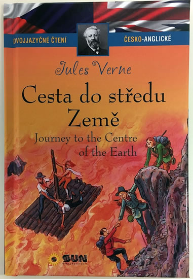 Cesta do středu země - Dvojjazyčné čtení Č-A - Verne Jules