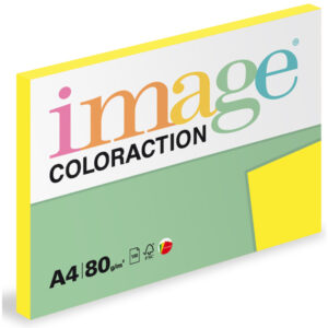 Coloraction A4 80 g 100 ks - Ibiza/reflexní žlutá