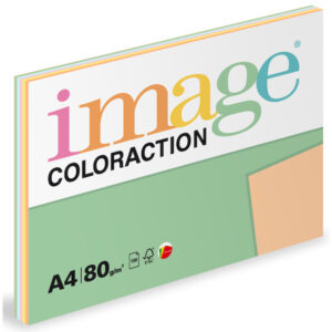 Coloraction A4 80 g 5x20 ks - mix pastelové (žlutá