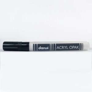 DARWI Akrylová fixa - silná - 6ml/3mm - bílá krycí
