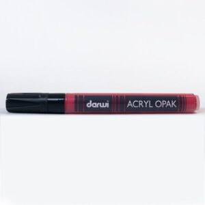 DARWI Akrylová fixa - silná - 6ml/3mm - růmělková červená