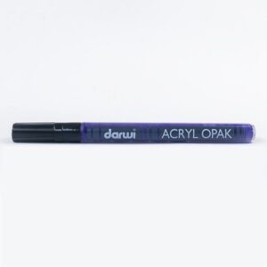 DARWI Akrylová fixa - tenká - 3ml/1mm - fialová