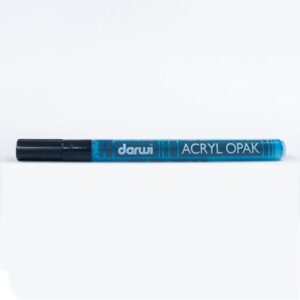 DARWI Akrylová fixa - tenká - 3ml/1mm - světle modrá