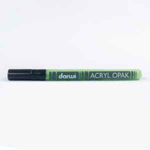 DARWI Akrylová fixa - tenká - 3ml/1mm - světle zelená