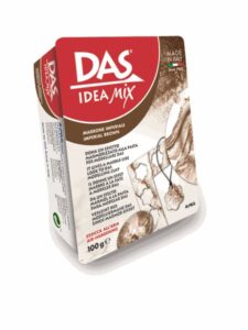 DAS Idea Mix - samotvrdnoucí mramorovací hmota - hnědá