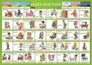 Daily routine - 21x30 cm