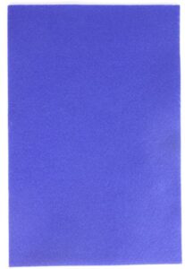 Dekorační filc 150 g/m2 - barva modrá - 20×30 cm