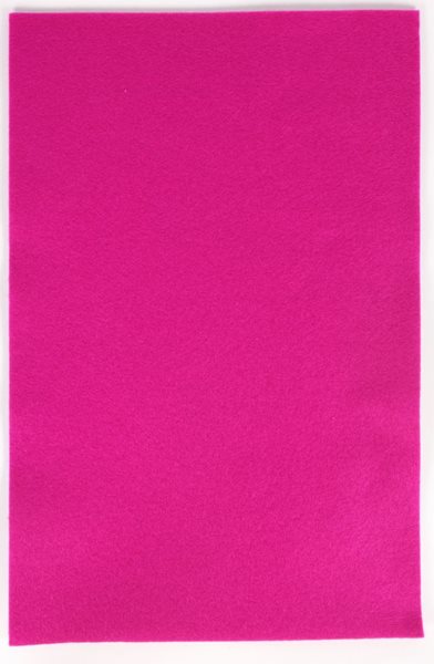 Dekorační filc 150 g/m2 - barva růžová - 20×30 cm