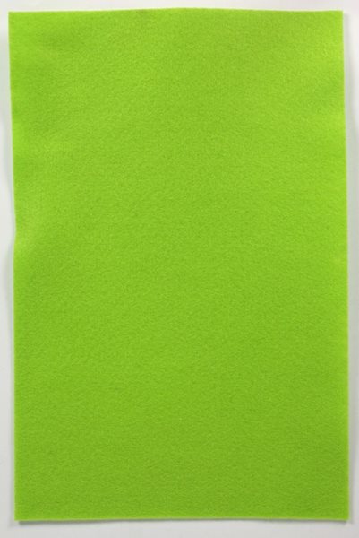 Dekorační filc 150 g/m2 - barva světle zelená - 20×30 cm