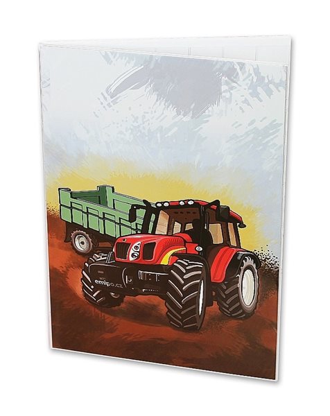 Desky na abecedu Emipo - Traktor