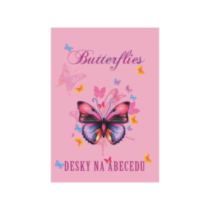 Desky na abecedu - Motýl / Butterflies 2021