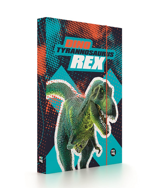 Desky na sešity s boxem A4 Jumbo - Dino Tyrannosaurus Rex