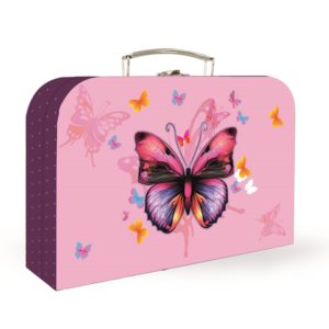 Dětský kufřík lamino 34 cm - Motýl / Butterflies 2021