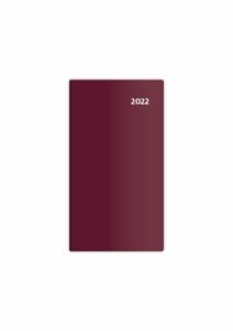 Diář 2022 kapesní - Torino čtrnáctidenní - bordó/bordeaux red - 8