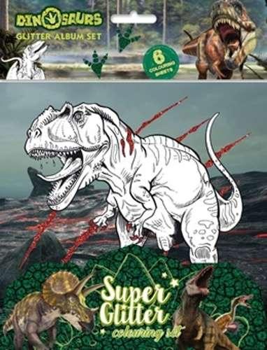 Dinosauři - Třpytivé omalovánky - neuveden