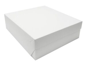 Dortová krabice bílo-šedá 18 × 18 × 10 cm