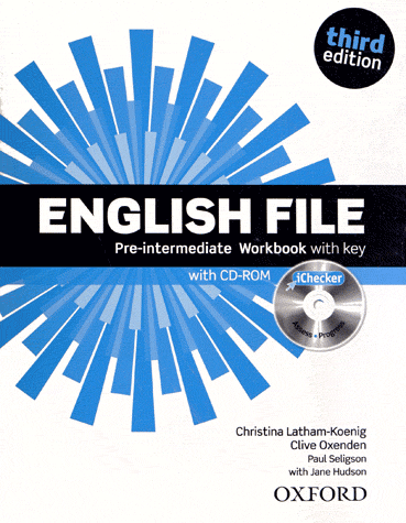 English File Pre-intermediate third edition Worbook with key - Latham-Koenig Ch.