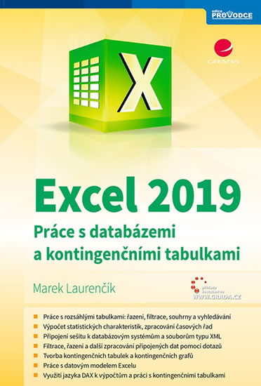Excel 2019 - Práce s databázemi a kontingenčními tabulkami - Laurenčík Marek