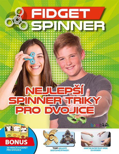 Fidget Spinner - Nejlepší spinner triky pro dvojice - 21x28 cm