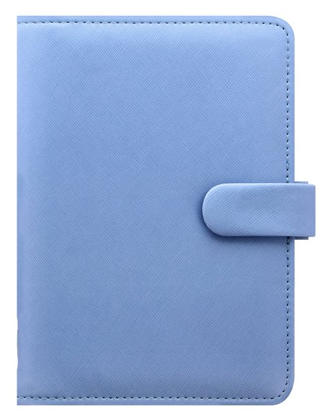 Filofax Kroužkový diář 2022 Saffiano osobní - sv.modrý - 188 x 135 x 35 mm