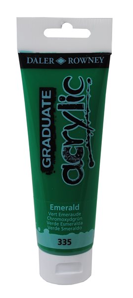 Graduate akrylová barva 120 ml - Smaragdová
