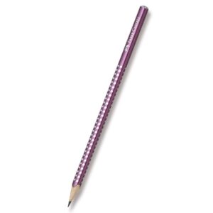 Grafitová tužka Faber-Castell Sparkle perleťová - bordó