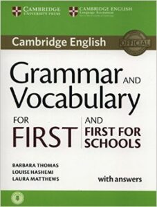 Grammar and Vocabulary for First and First for Schools Book w. Answ. w. Audio - Hashemi L.