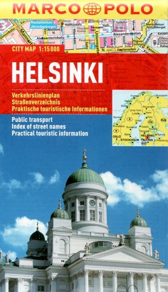 Helsinki - městský kapesní plán 1: 15 tis. - 10x17