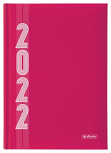 Herlitz Diář 2022 A5 denní - růžový - 14