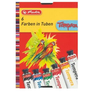 Herlitz Tempery 6 barev - tuba 16 ml