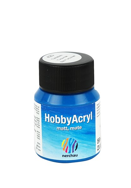 Hobby Acryl matt Nerchau - 59 ml - tyrkysově modrá