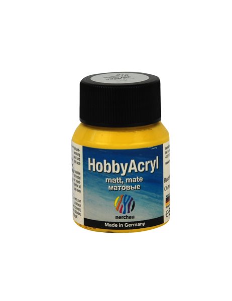 Hobby Acryl matt Nerchau - 59 ml - zlatožlutá