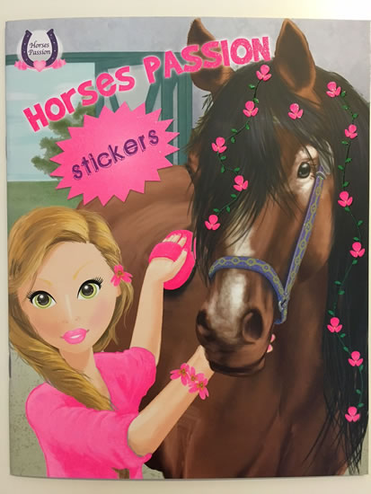 Horses Passion 2 - Milujeme koníky - Omalovánky a samolepky - neuveden