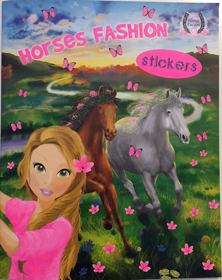 Horses Passion 3 - Milujeme koníky - Omalovánky a samolepky - neuveden